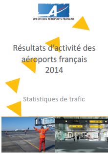 Résultats d'activité des aéroports français de 2014